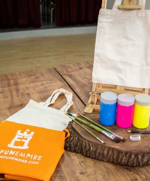 Tote Bag Art Jamming Workshop-Birthday Date Ideas Singapore